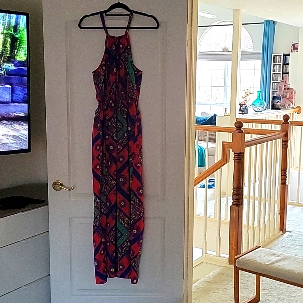 Halter Neck Maxi Dress UK Size 12